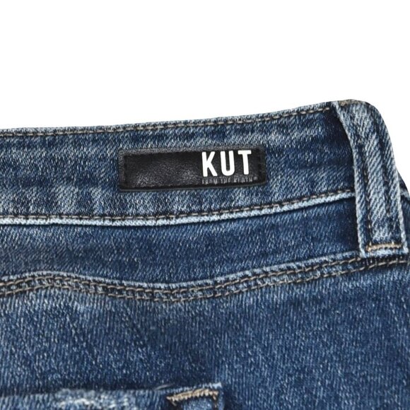 KUT Reese Jeans 20W Ankle Raw Hem Straight Fit - Picture 4 of 9